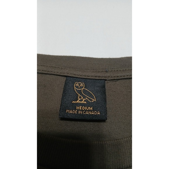 Octobers Very Own OVO Men's Green Long Sleeve Cotton Shirt Size‎ Medium - Picture 4 of 11